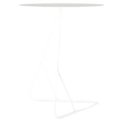 James End Table White