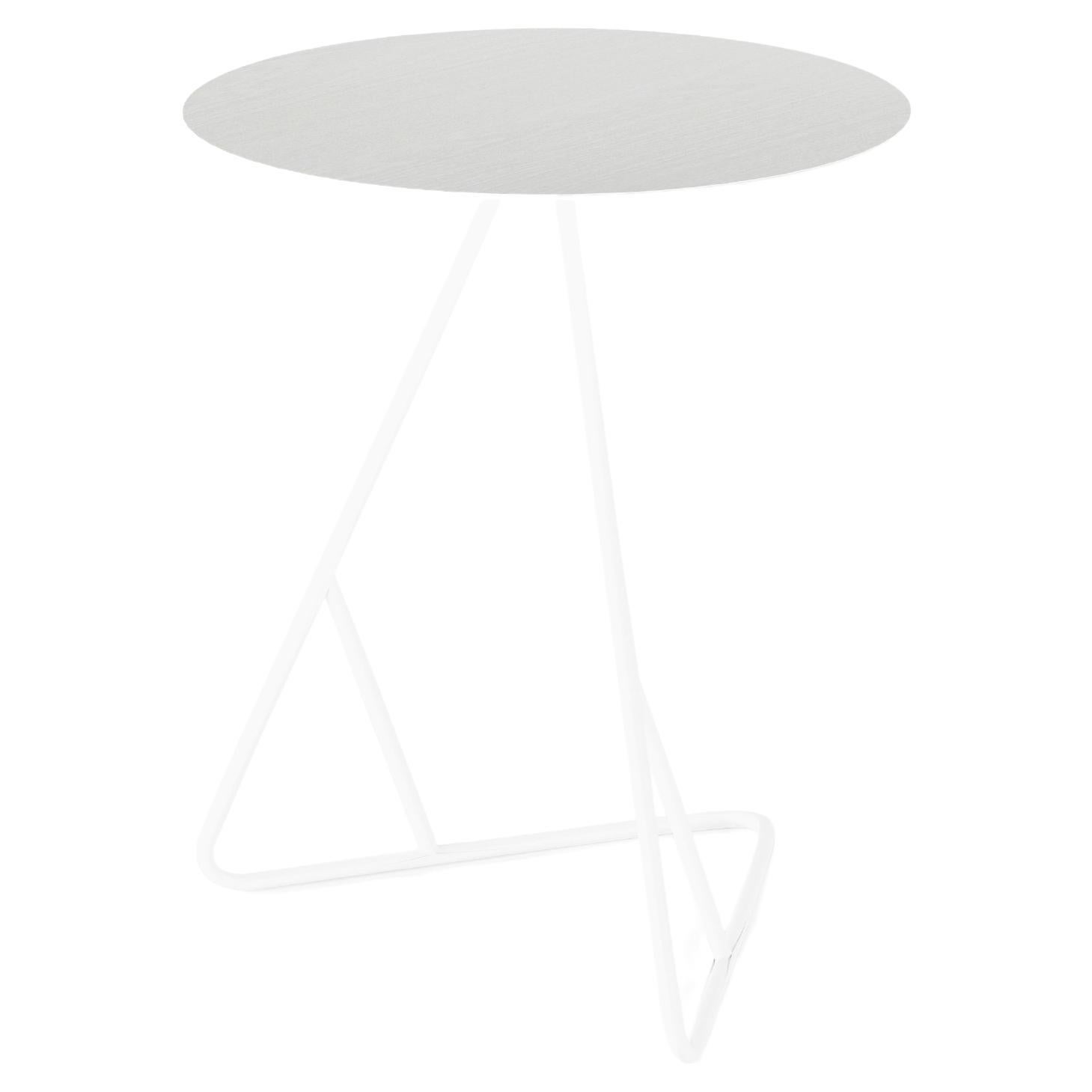 James End Table White For Sale