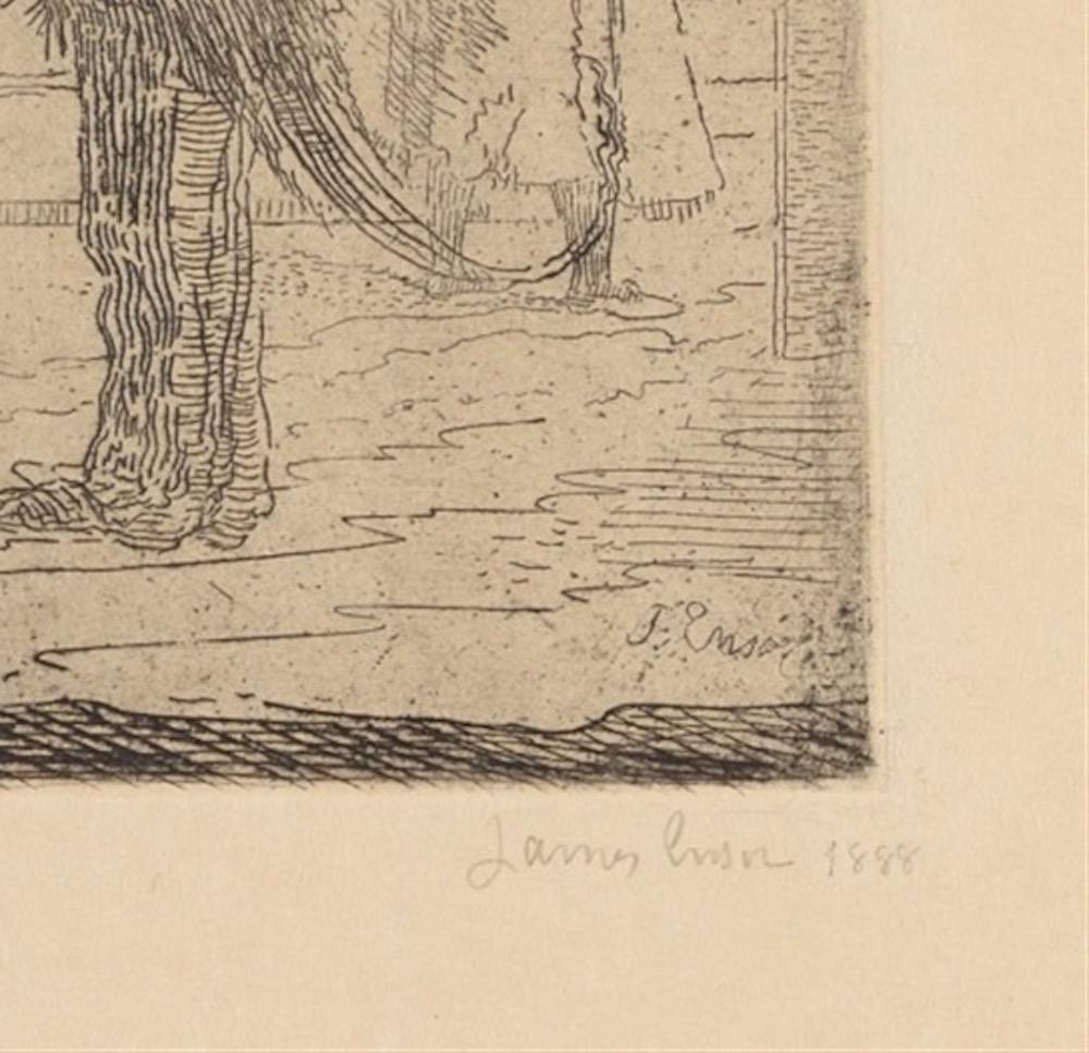 Gravure Assassinat de James Ensor - 1888 en vente 1