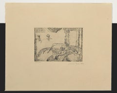La Luxure - Etching by J. Ensor - 1888