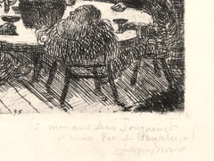 Le Roi Peste (Die Plague-Kriege) – Radierung von James Ensor – 1895