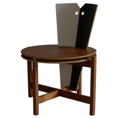 James Evanson Masque Chair, Mahagoni und Laminat, Mitte des Jahrhunderts, 1987