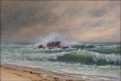 Late 19th Century Northern California Seascape by James Everett Stuart