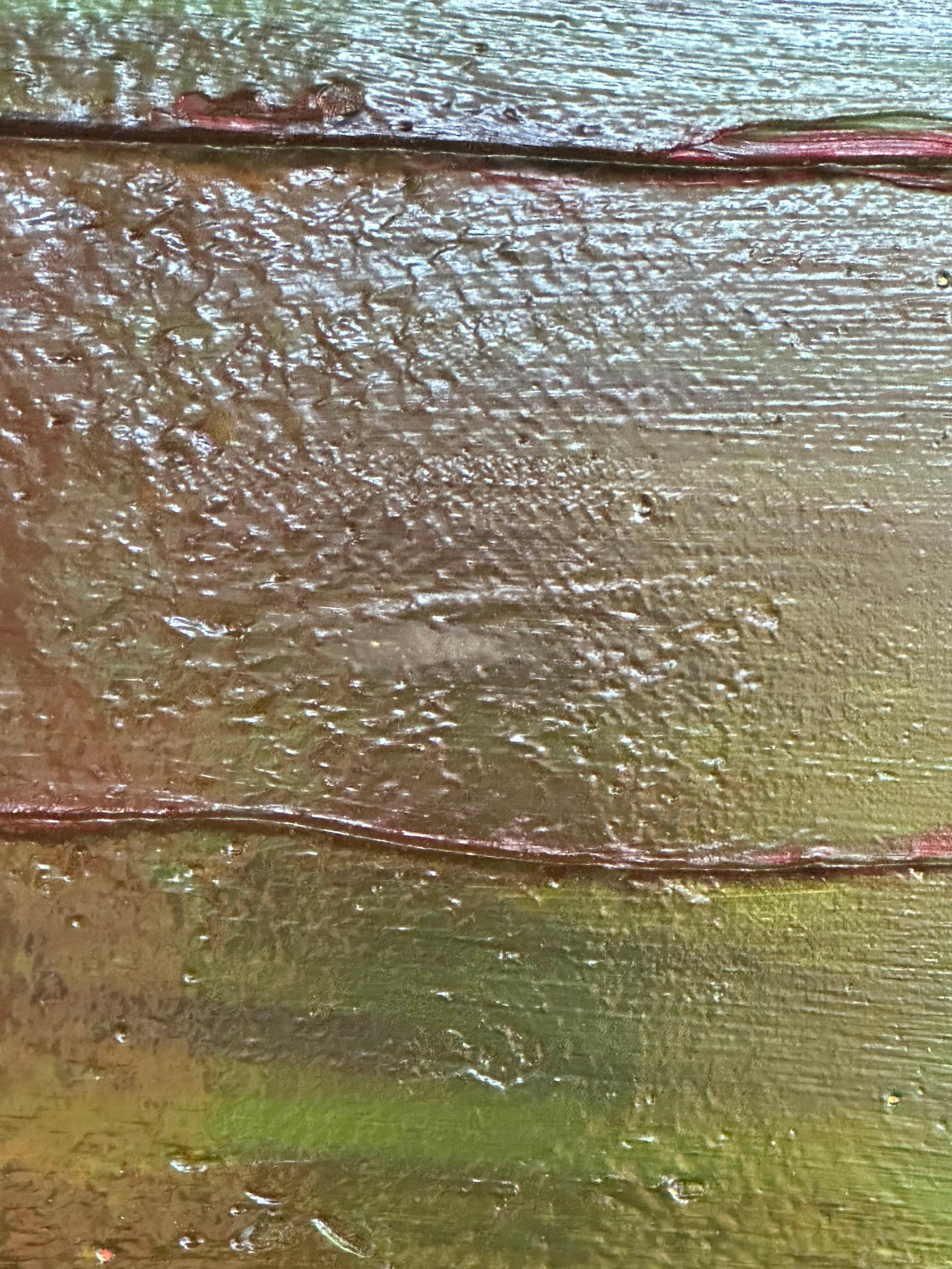 Pond Archeology - Contemporary Painting by James F. Dicke II