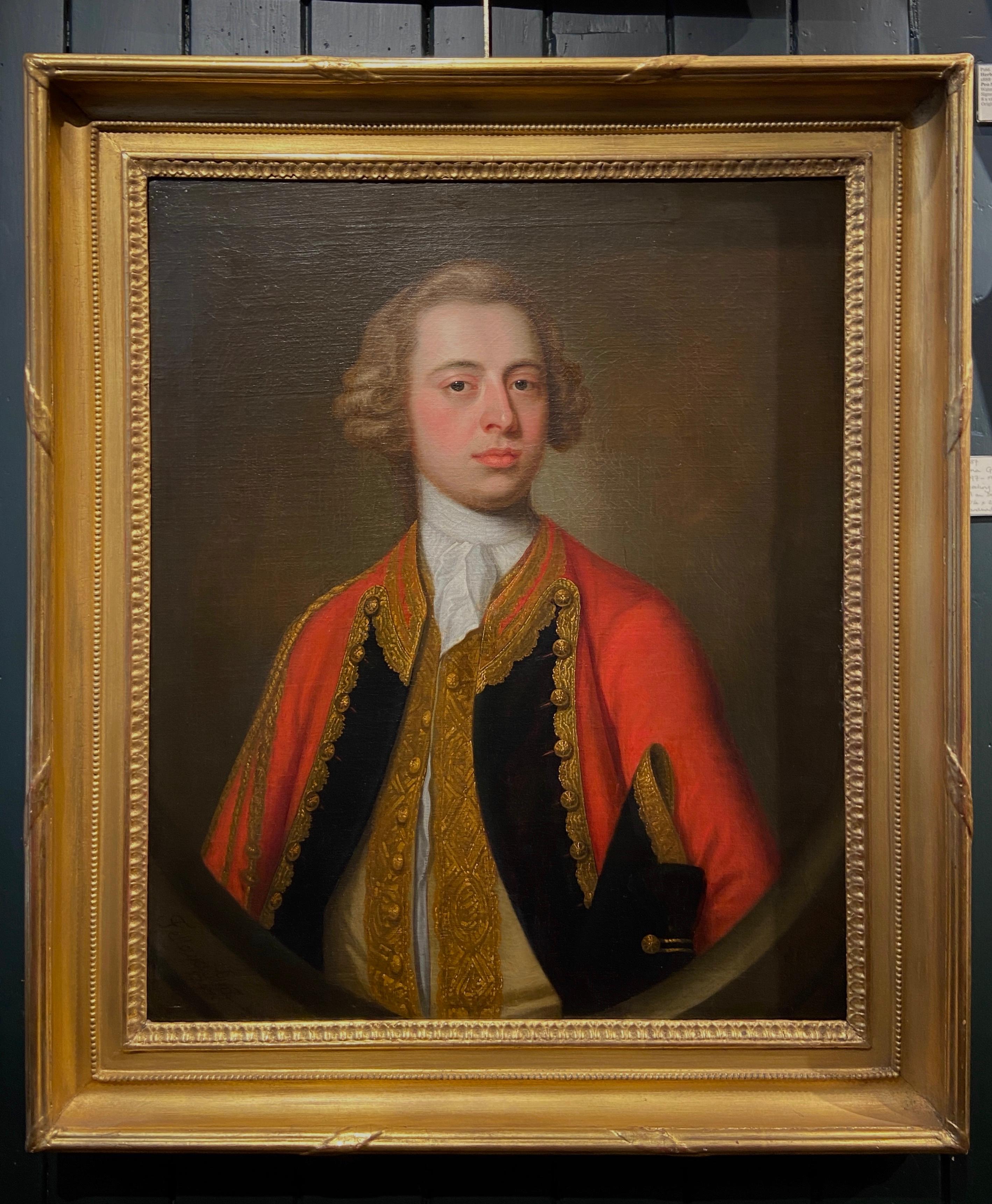 William Henry Kerr, Earl of Ancram, 4. Marquess of Lothian, Porträt – Painting von James Fellowes