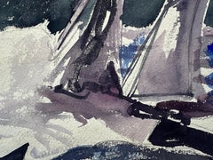 Fishing Boat in Storm (double-sided)