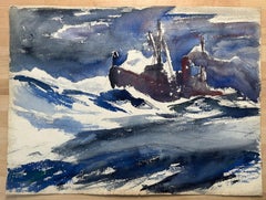 Fishing Boat in Storm