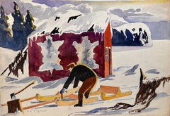 Paysage du Nouveau-foundland (Canada)