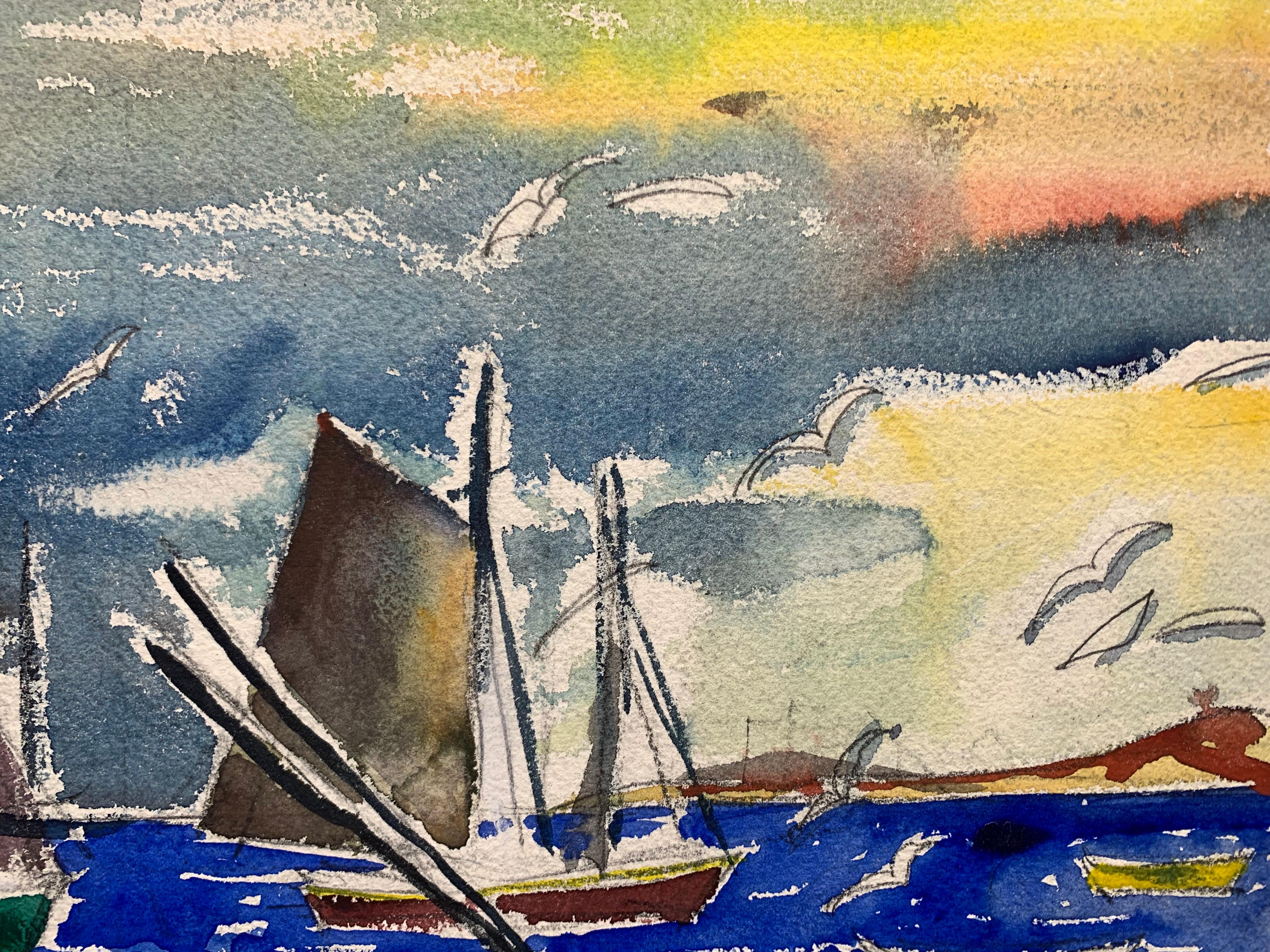Provincetown (peinture de Cape Cod) en vente 1