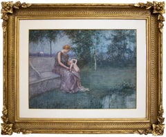 Antique Mother and Child