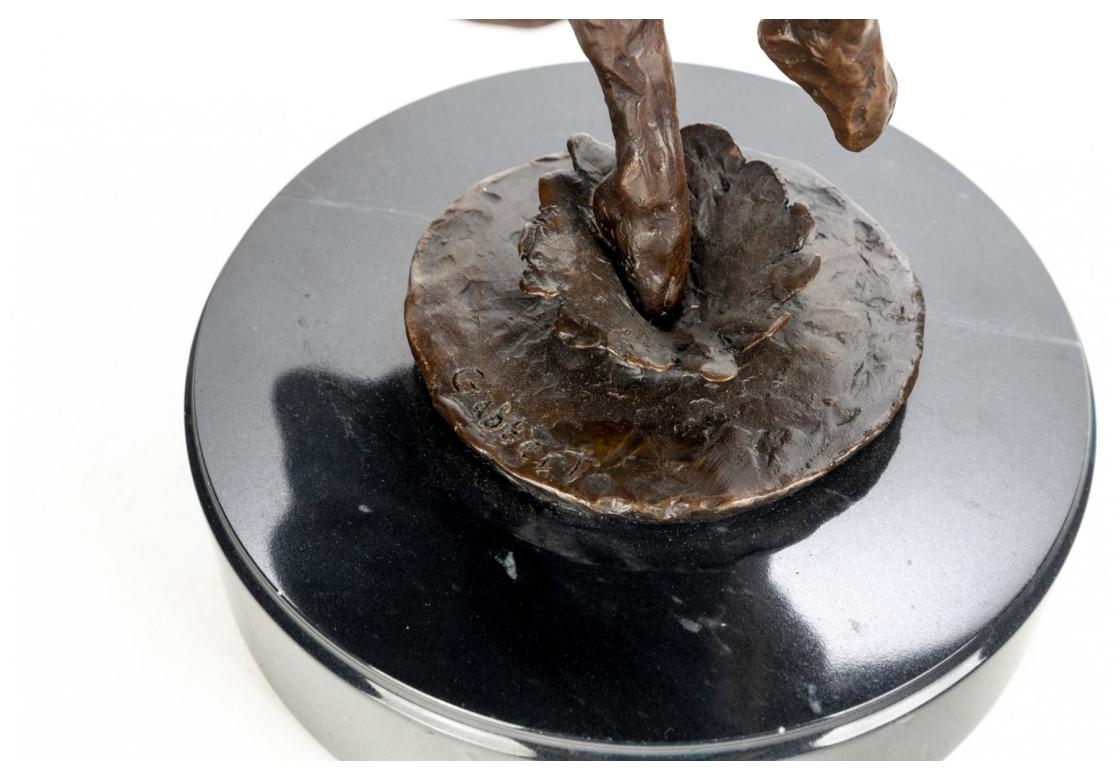 James Gabbert ( Amerikaner, geb. 1952) Bronze einer Frau, „Dusk“, signiert (21. Jahrhundert und zeitgenössisch) im Angebot
