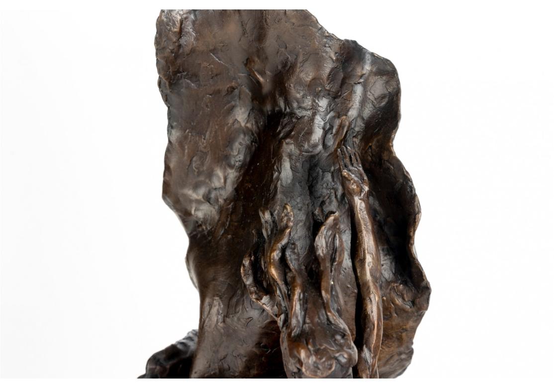 James Gabbert ( Amerikaner, geb. 1952) Bronze einer Frau, „Dusk“, signiert im Angebot 2