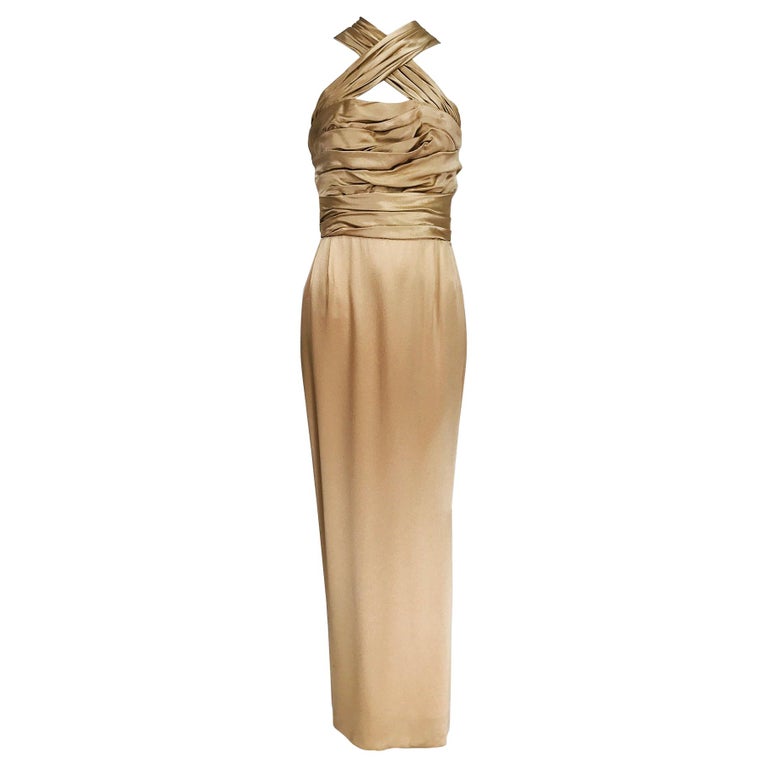 redhead in gold dress Jovani D5703 Fitted Sequin Formal Long Prom Dress main image 1
