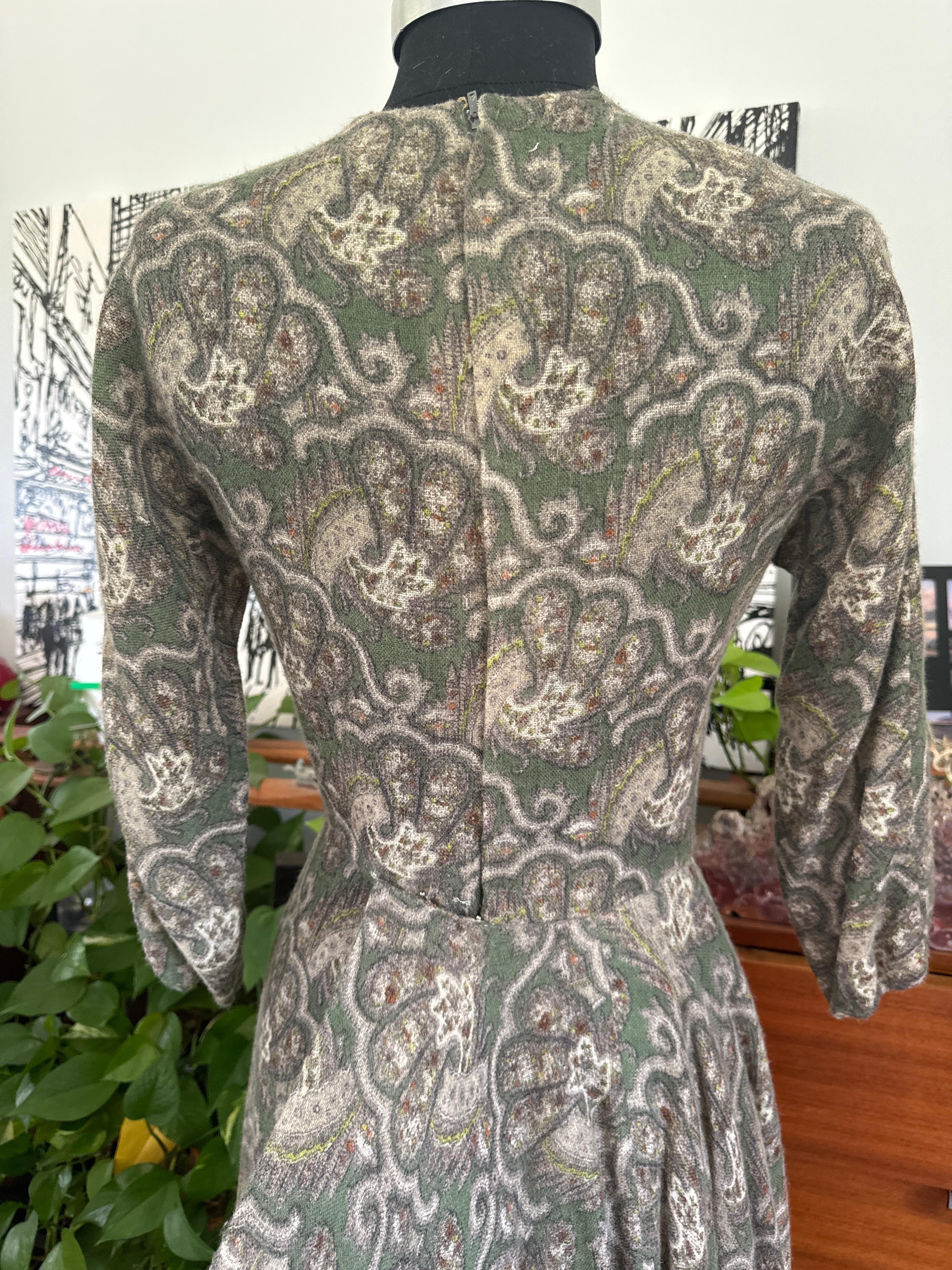 James Galanos Dress Vintage 1960's Double Layered Skirt For Sale 7