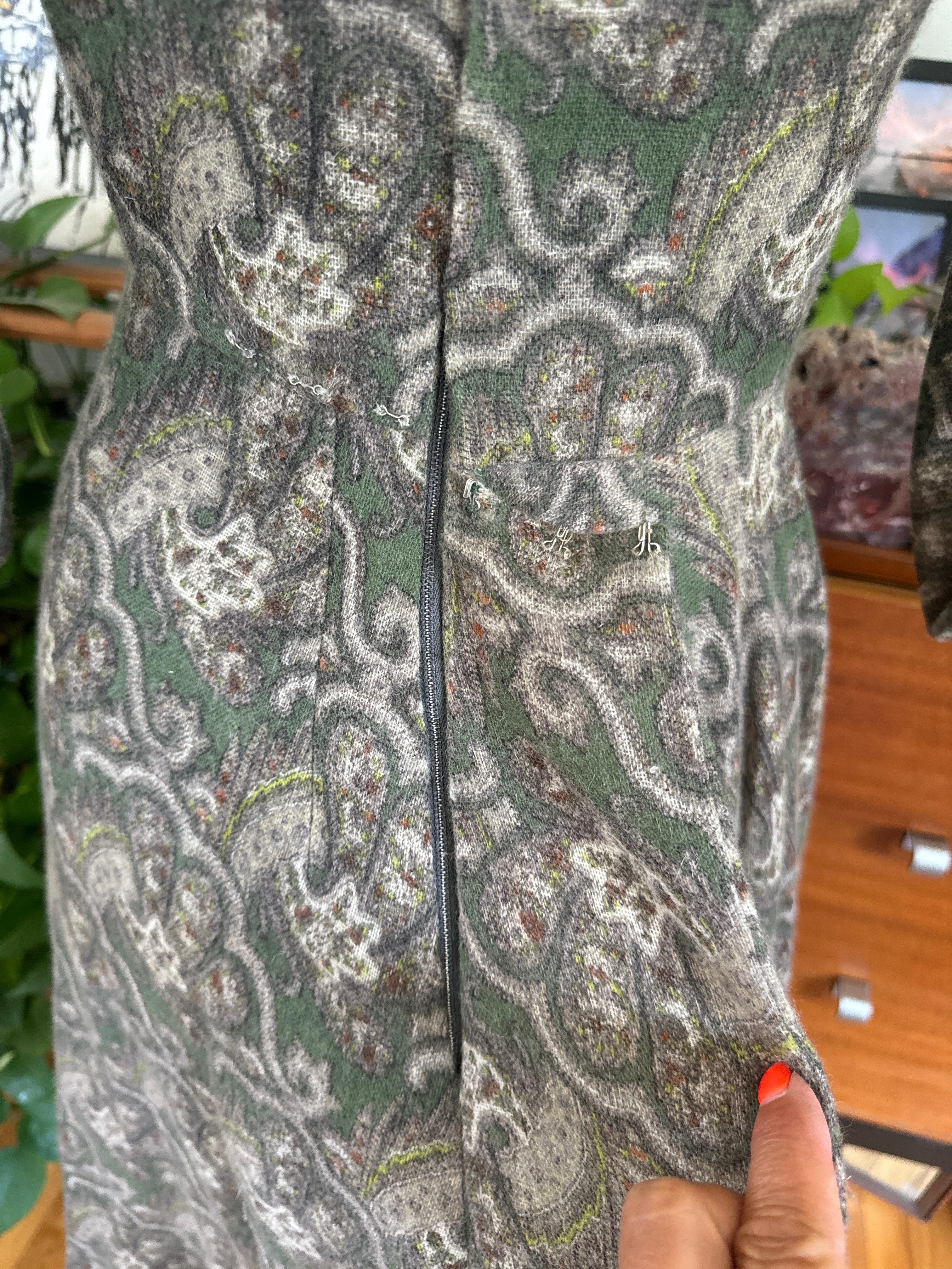 James Galanos Dress Vintage 1960's Double Layered Skirt For Sale 8