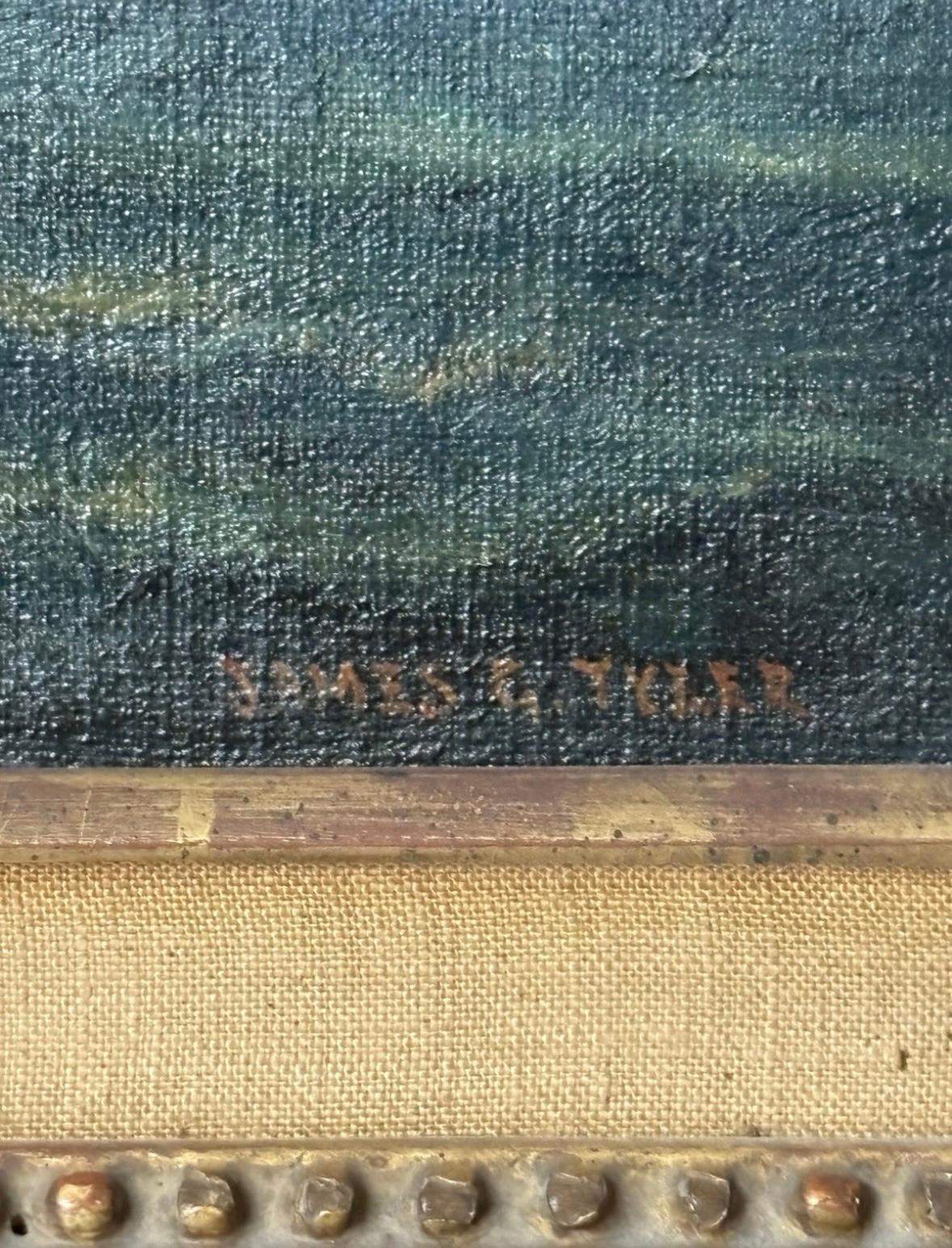 James Gale Tyler Original Ölgemälde auf Leinwand 