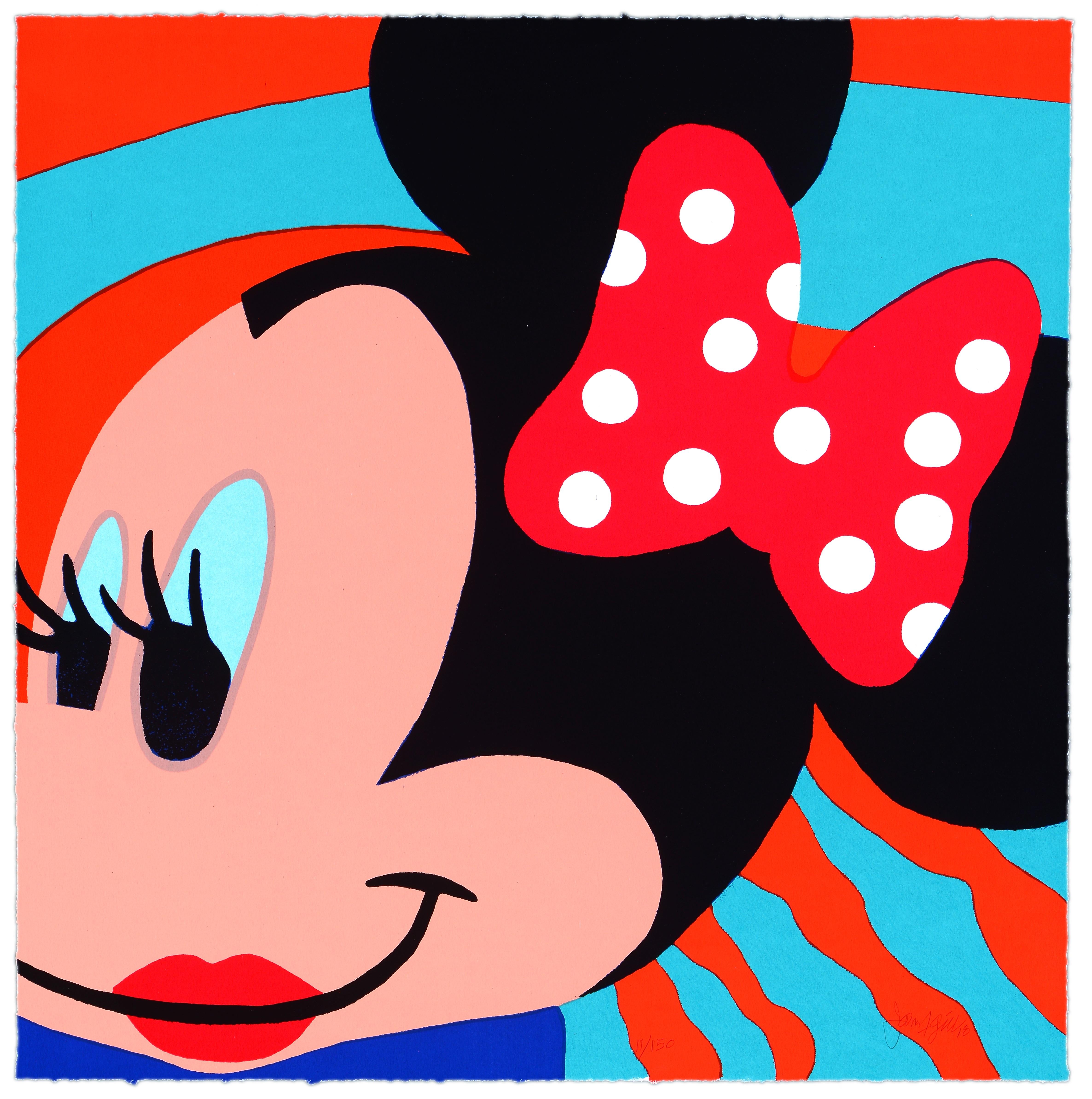 Minnie - Mixed Media Art by James Gill 