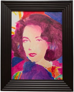 Purple Liz, Portrait of Elizabeth Taylor, Pop Art