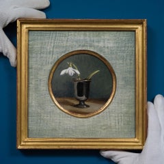 Snowdrop in Small Silver Vase, 2015