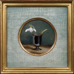 Snowdrop in Small Silver Vase, 2015
