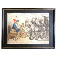 James Gillray – A Dress of “Thanks” from the Faculty…- 1803 - Edition Humphrey