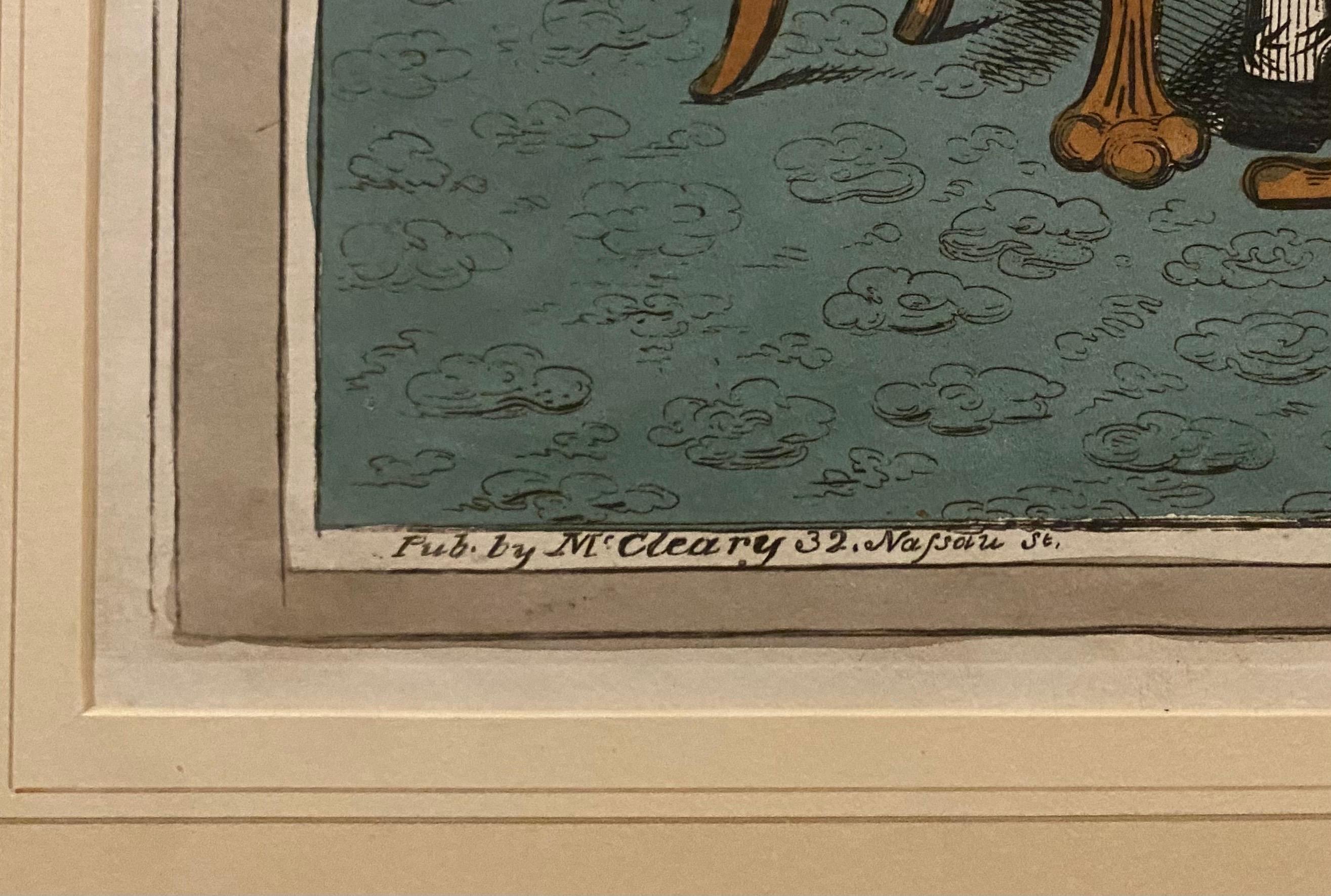 Georgian James Gillray (after) — “Punch Cures the Tisick, the Cholic, and the Gout” For Sale