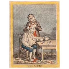 James GILLRAY - Brisk Cathartic - handkolorierte Radierung - Humphrey-Ausgabe 1804