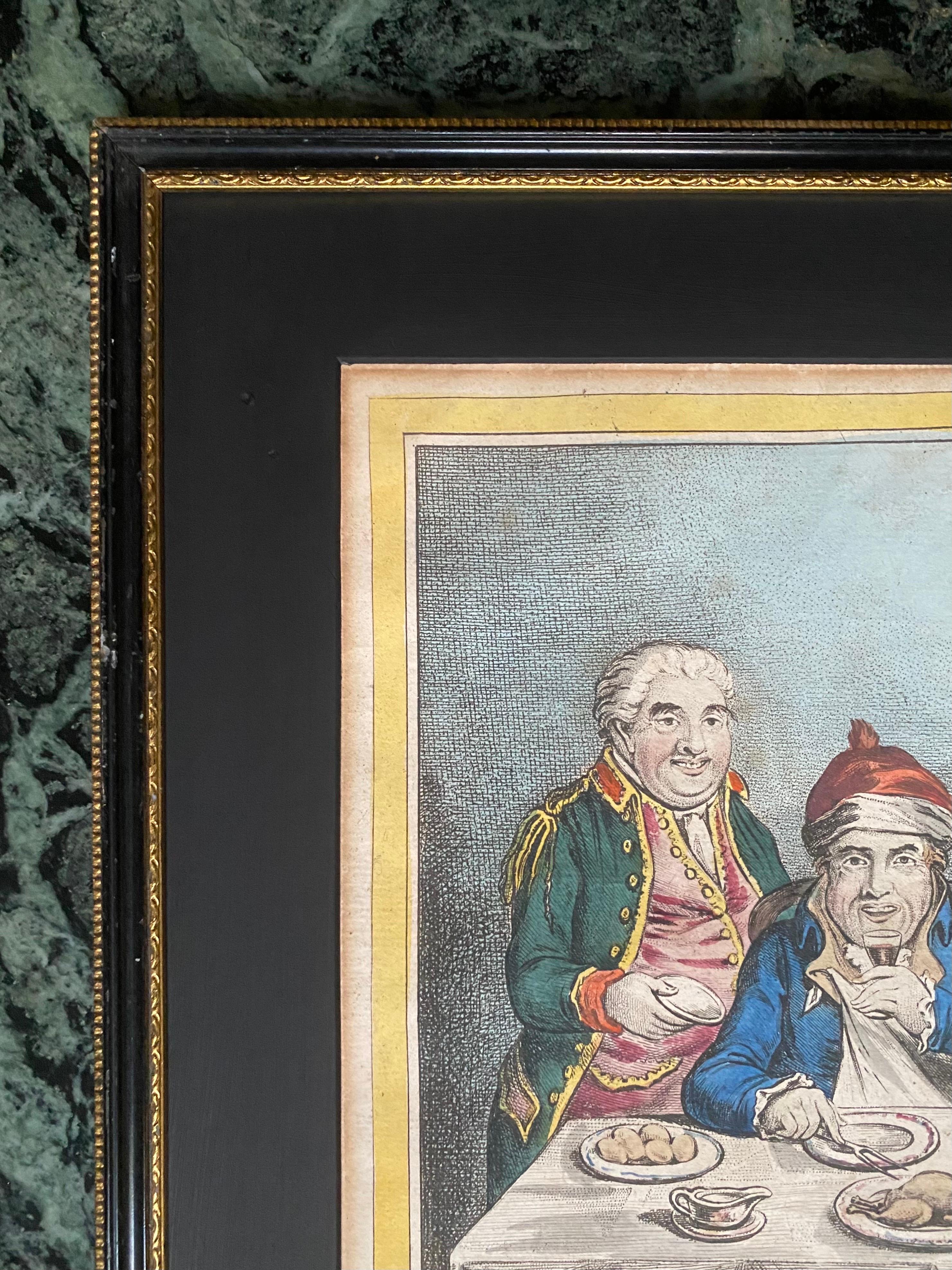 James GILLRAY - Charming-well again - Humphrey Edition 1804 handkolorierte Radierung (Georgian) im Angebot