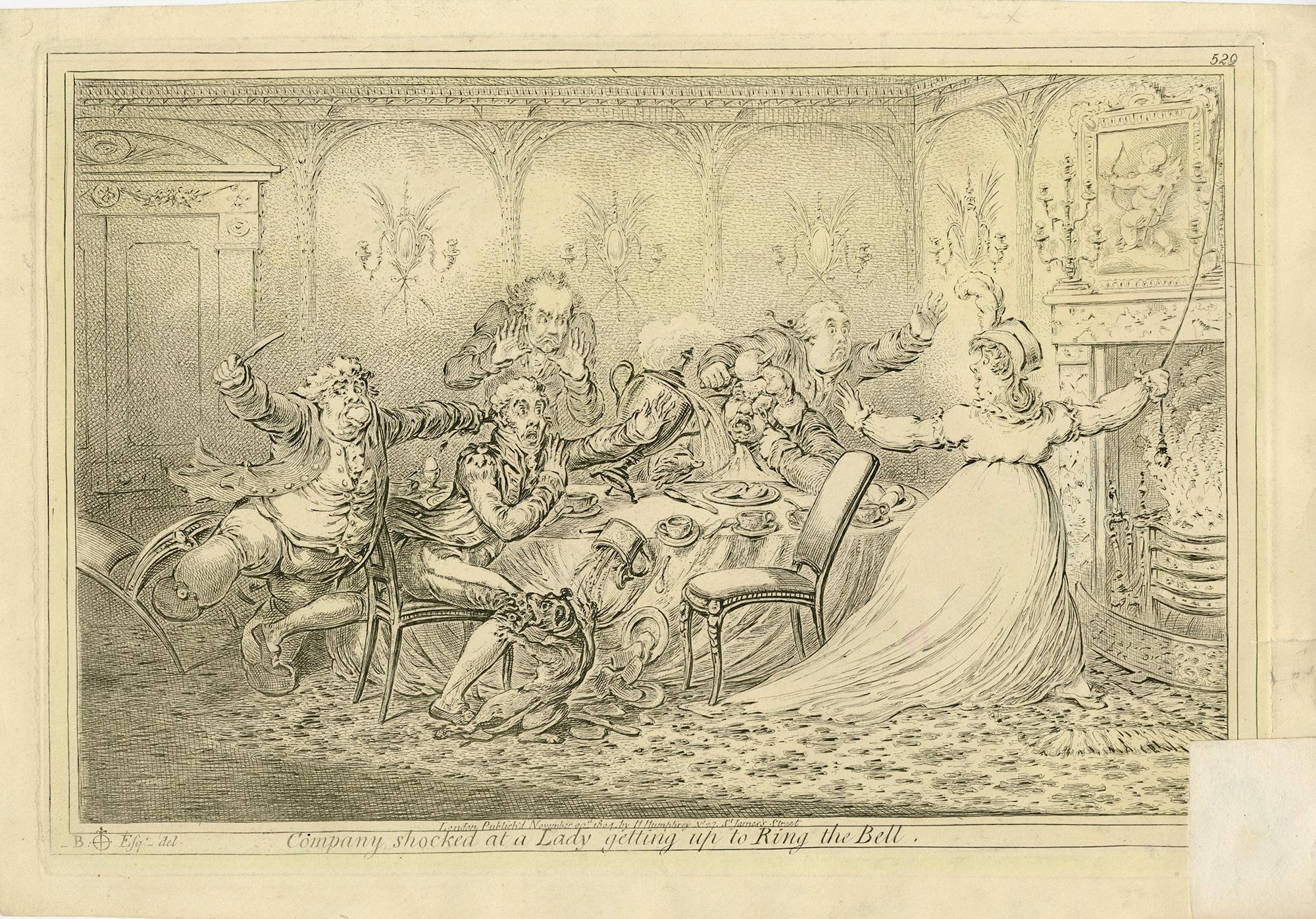 Caza de la fortuna - Print de James Gillray