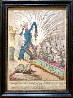 James Gillray - 'Uncorking Old Sherry' 1805