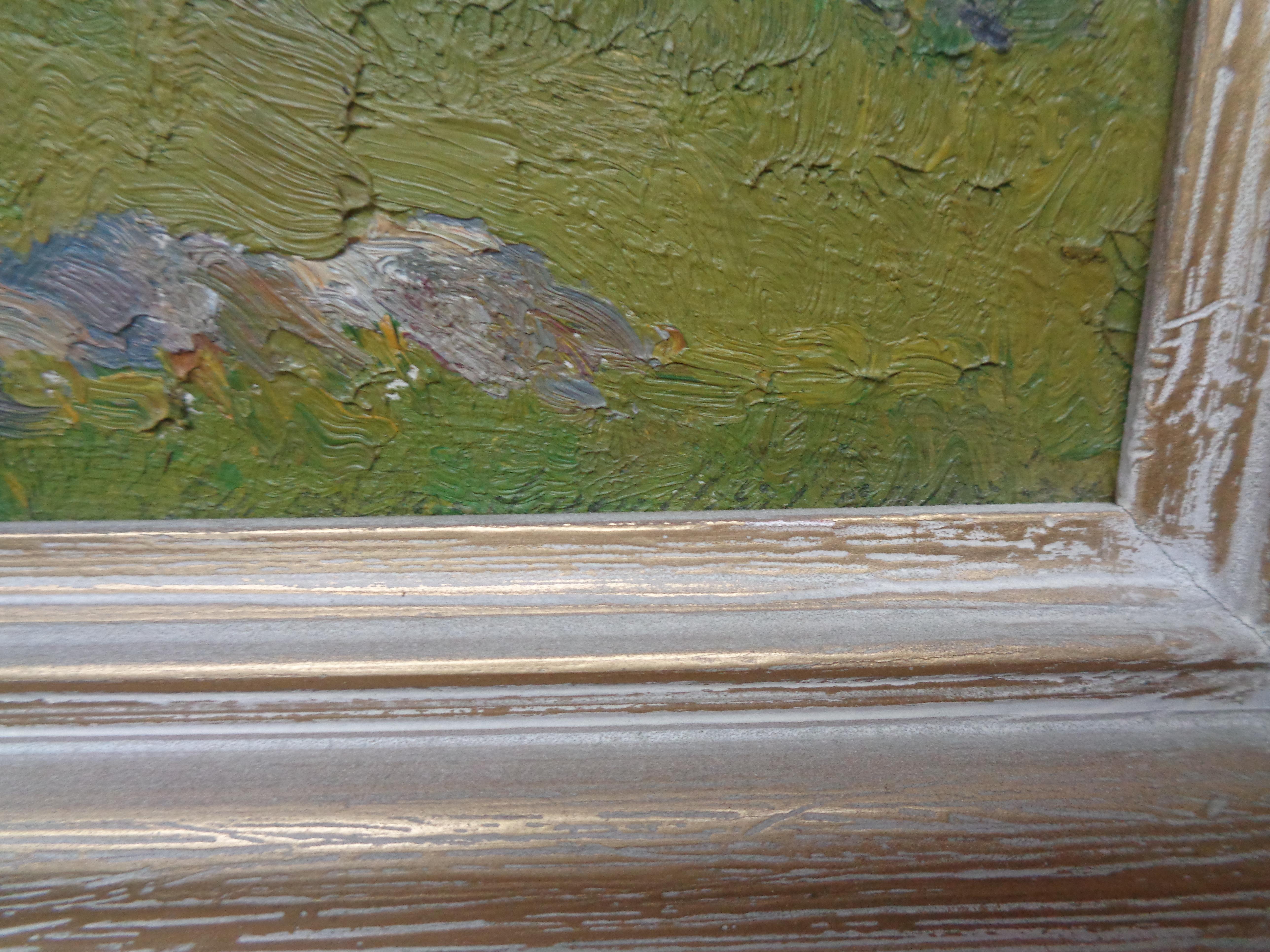  American Impressionist James Goodwin McManus CT Oil Painting Summer Landscape For Sale 2