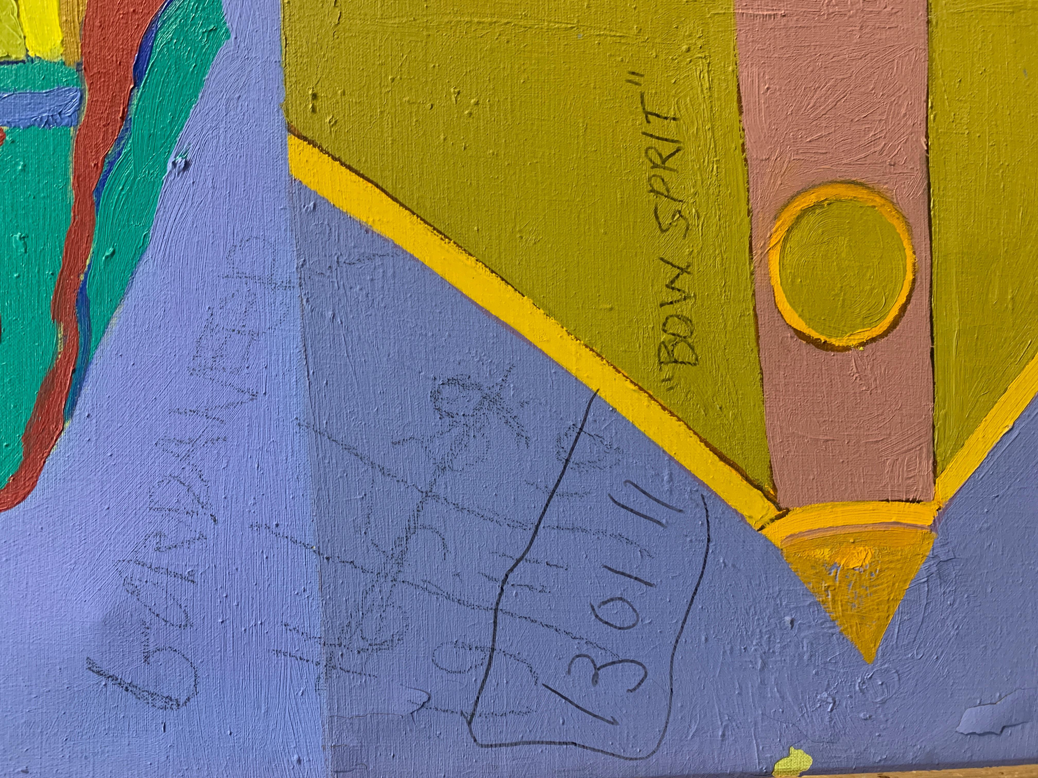 Bogen Geist – Painting von James Gordaneer