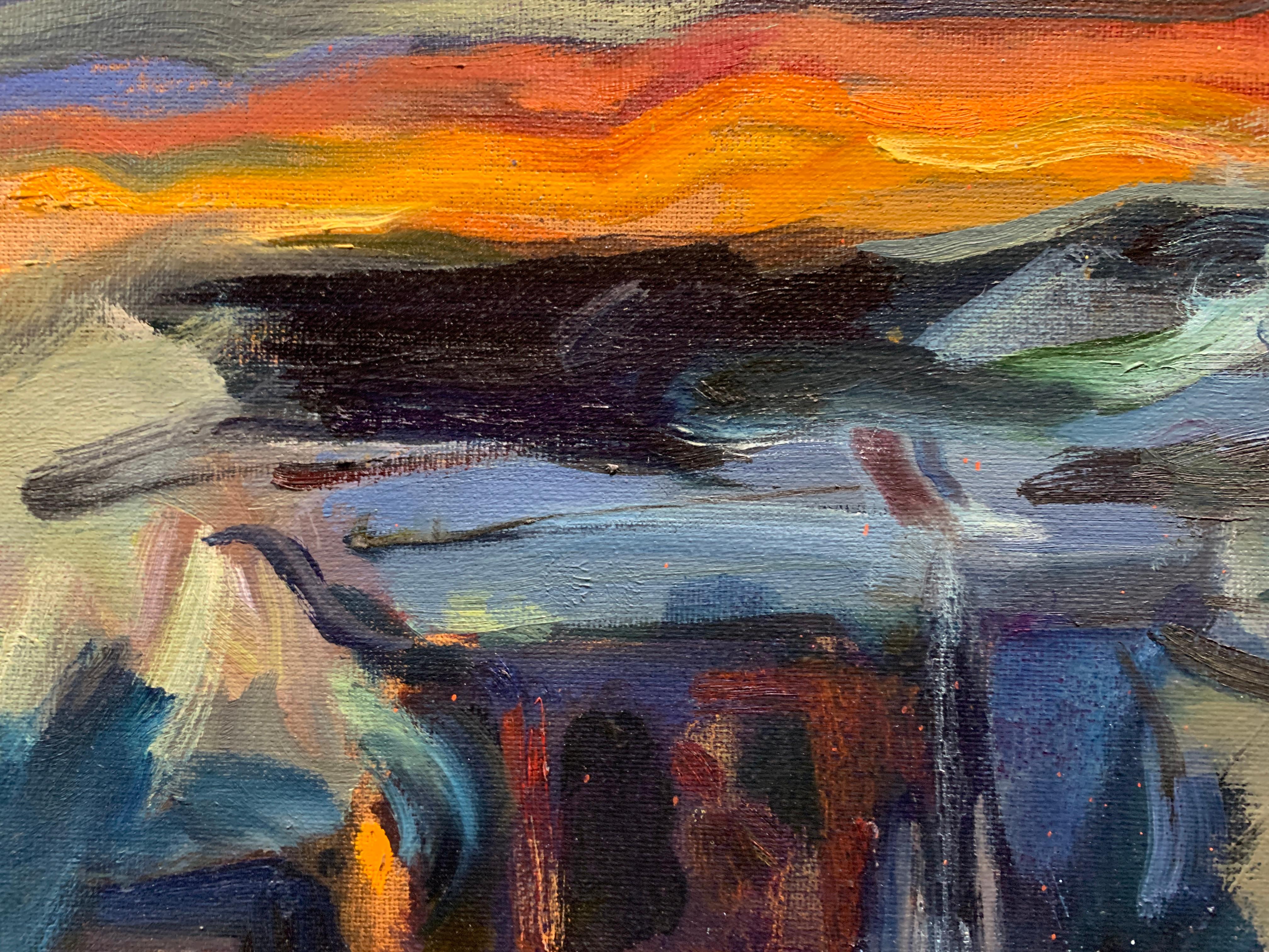 Last Run - Painting by James Gordaneer