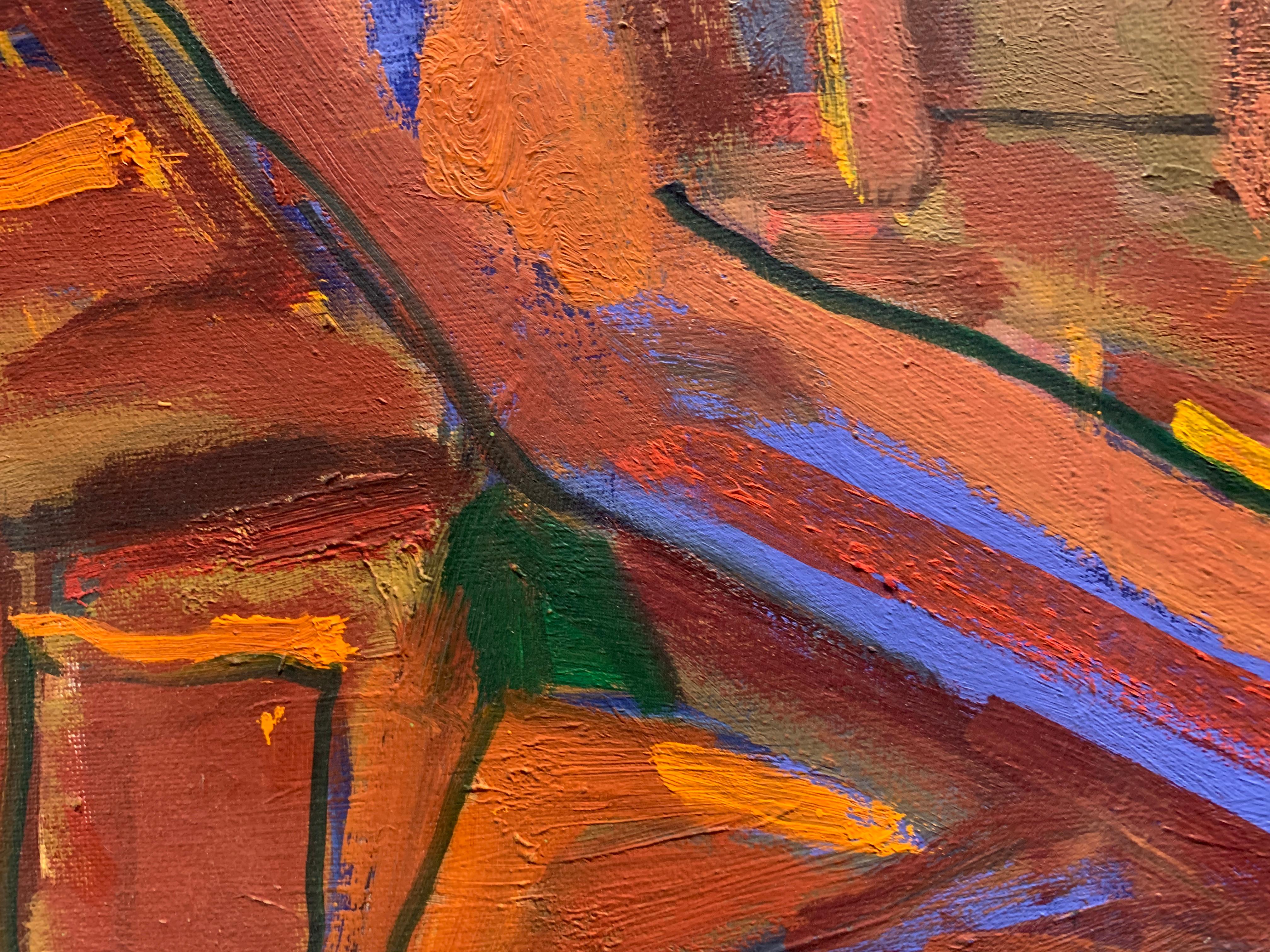 Meares and Cook, Victoria - Abstract Painting by James Gordaneer