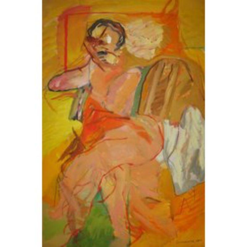 James Gordaneer Nude Painting – Samstagmorgen (Original)
