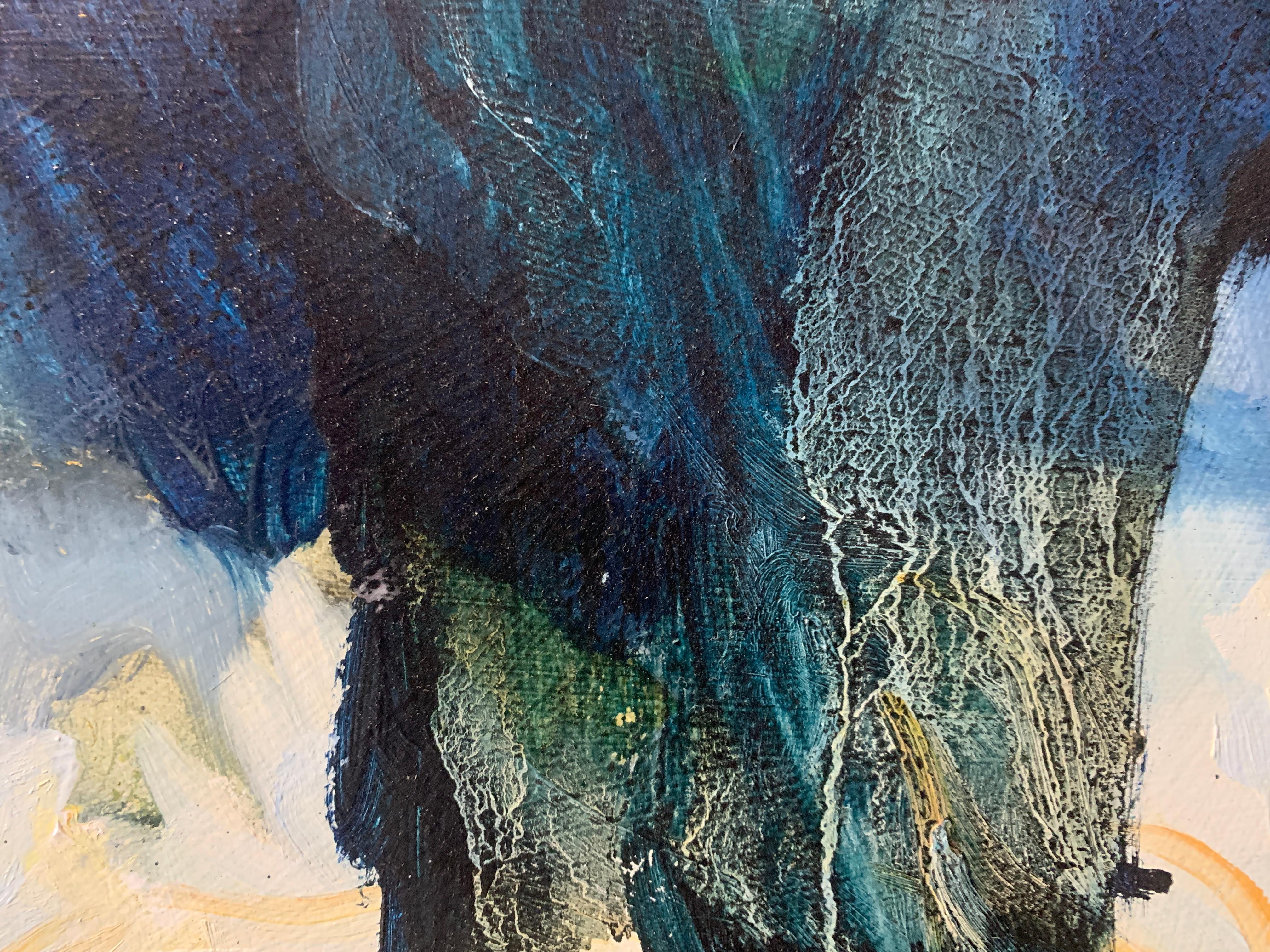 Turbolenza (Originale) - Painting Astratto di James Gordaneer