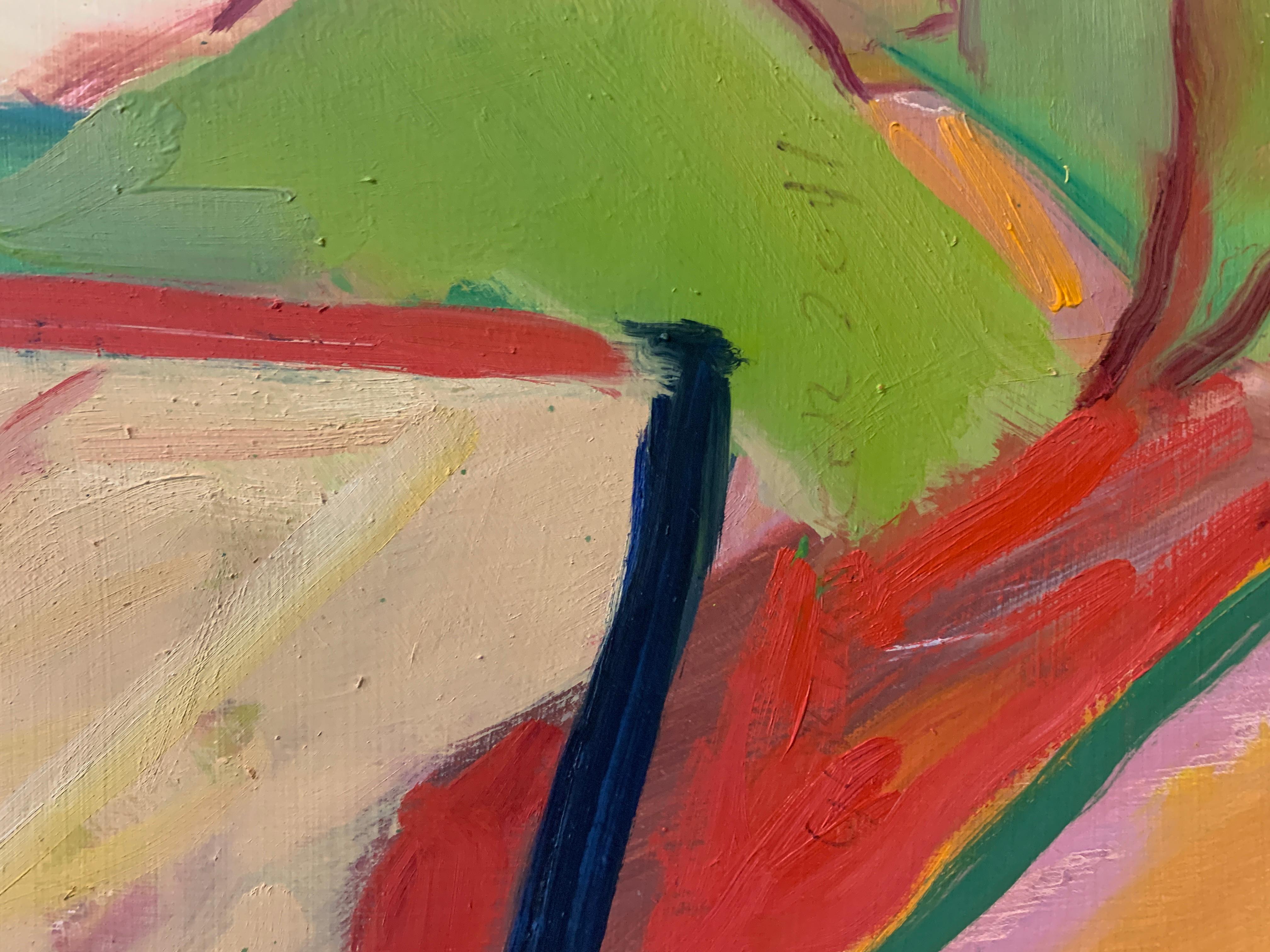 Two in a Mirror (Original) - Painting by James Gordaneer