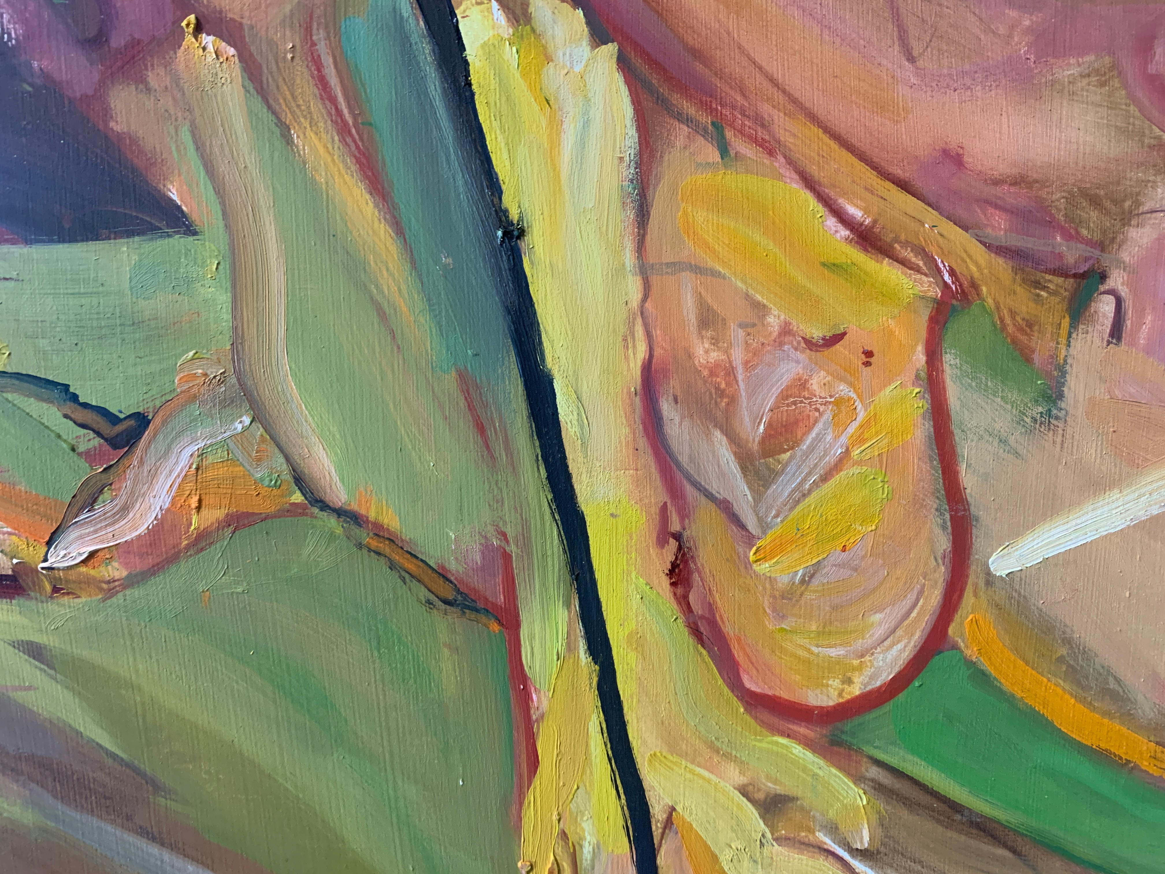 Two in a Mirror (Original) For Sale 2