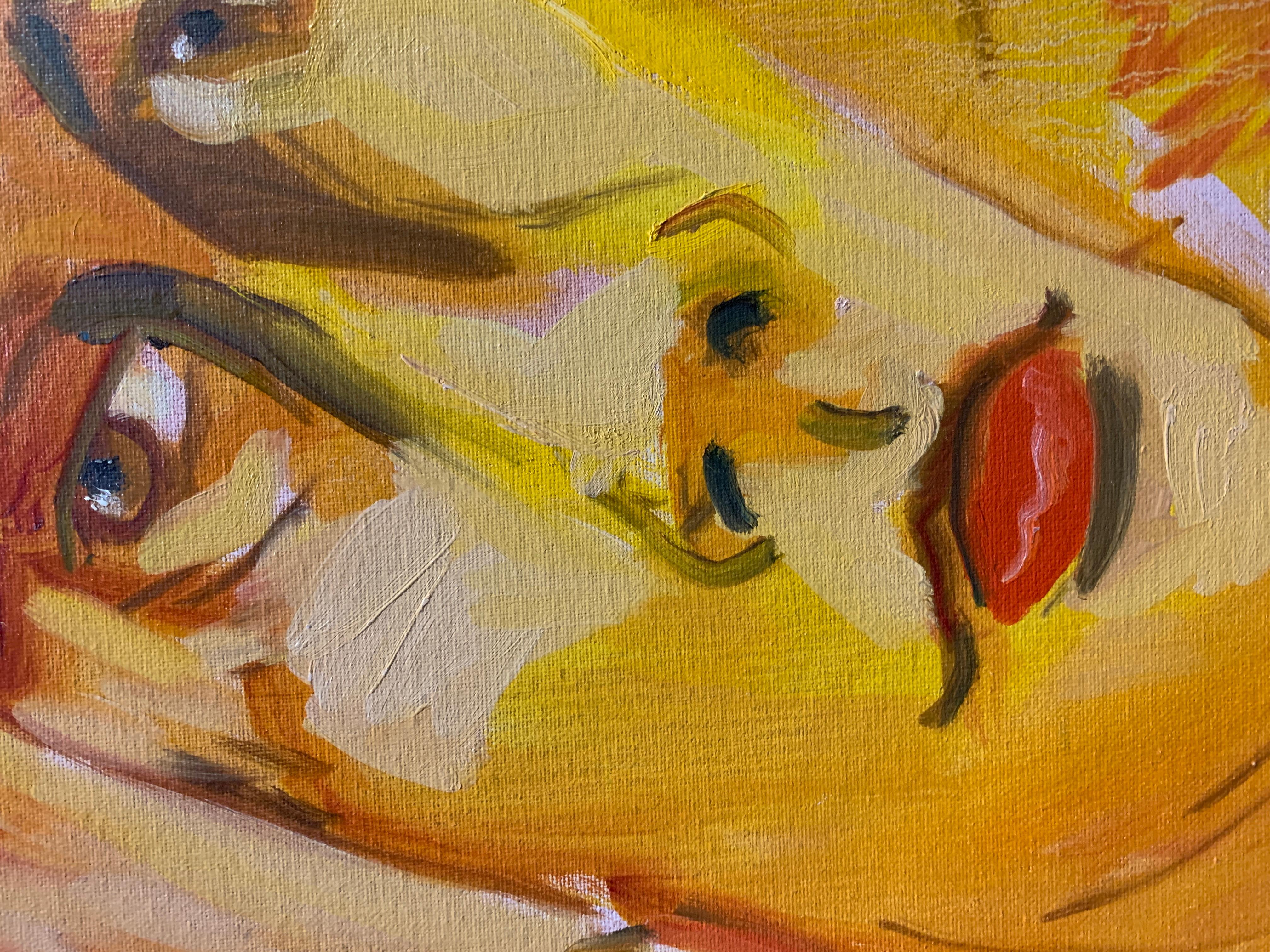 Yolanda (Original) - Abstract Painting by James Gordaneer