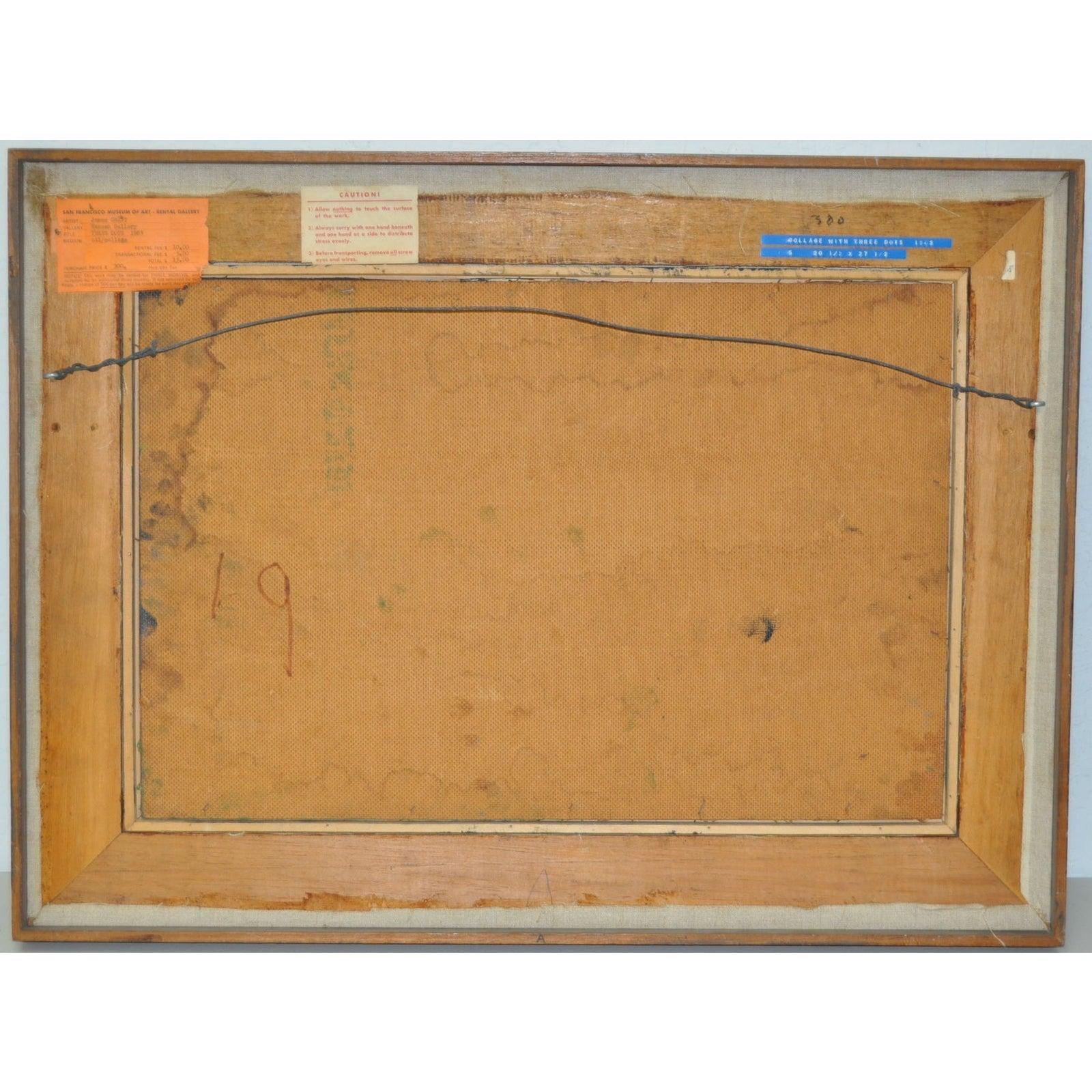 James Grant (1924-1997) Tecnica mista astratta 1963 in vendita 3