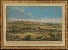 James Green (1729-1759) - 1773 Engraving, A General View of the City of Oxford