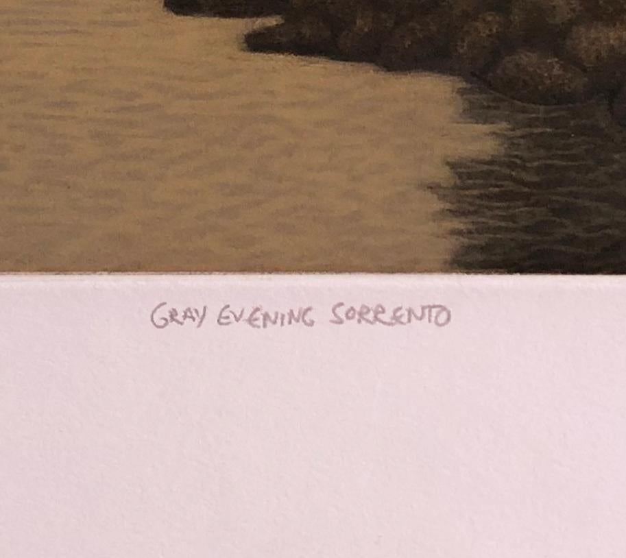 Sorrento Abendkleid für den Abend – Print von James Groleau