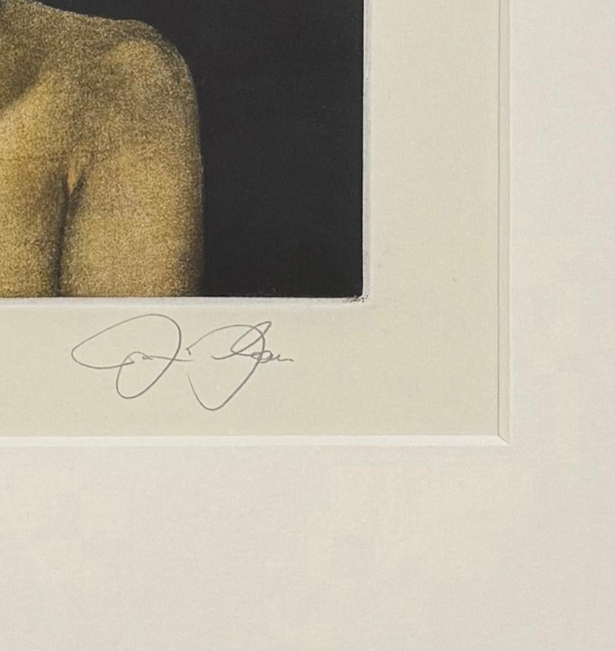 Militarismus, framed mezzotint from James Groleau's Flowers of Turbulence suite For Sale 4