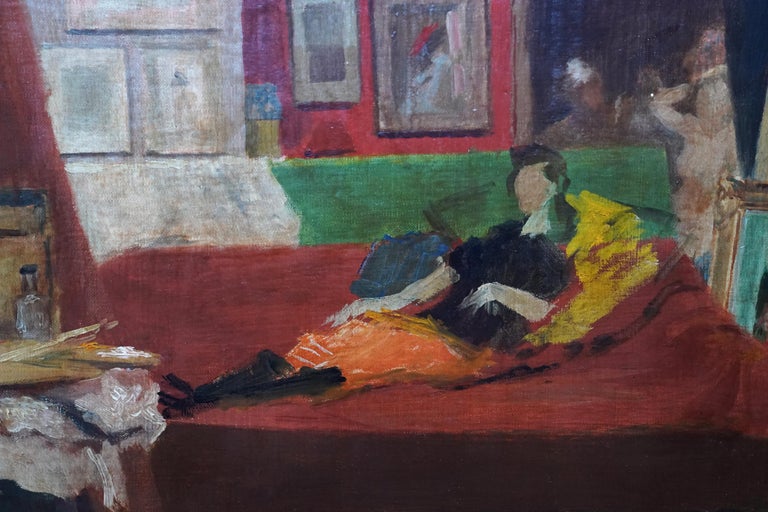 James Guthrie Interior of Artist's Studio Scottish Victorian