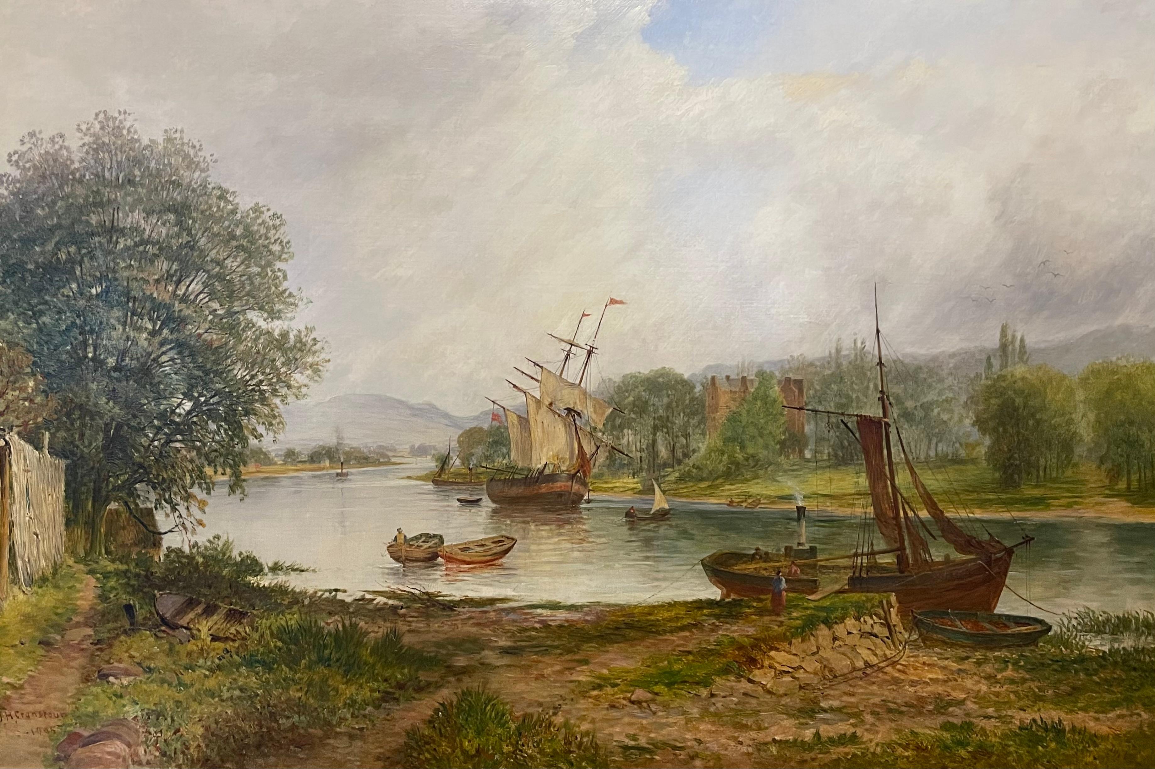 Ferry of the Loaf - Painting by James Hall Cranstoun
