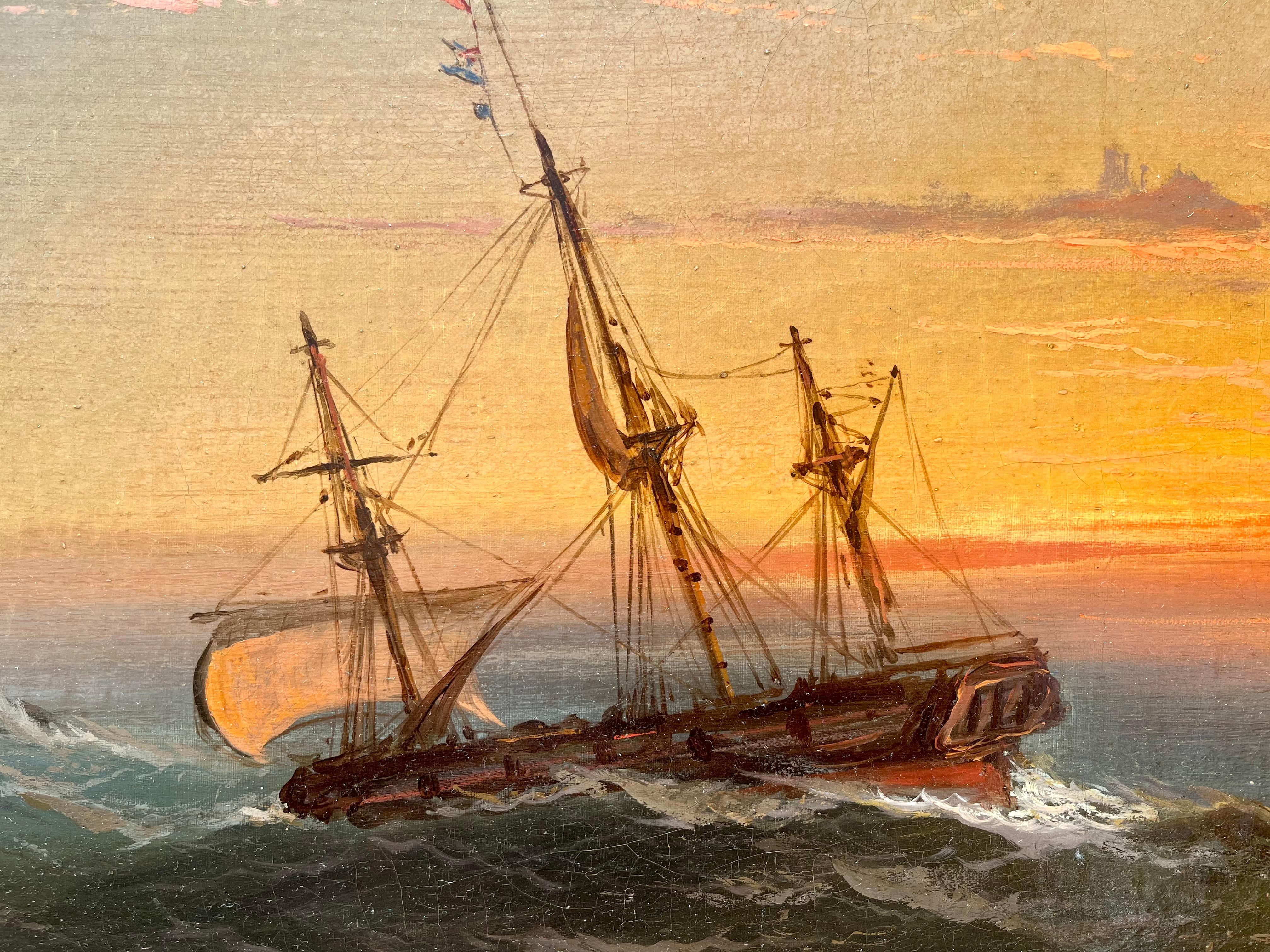 Navigare al tramonto in vendita 3
