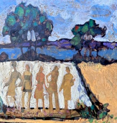 A Morning Walk, Original Painting