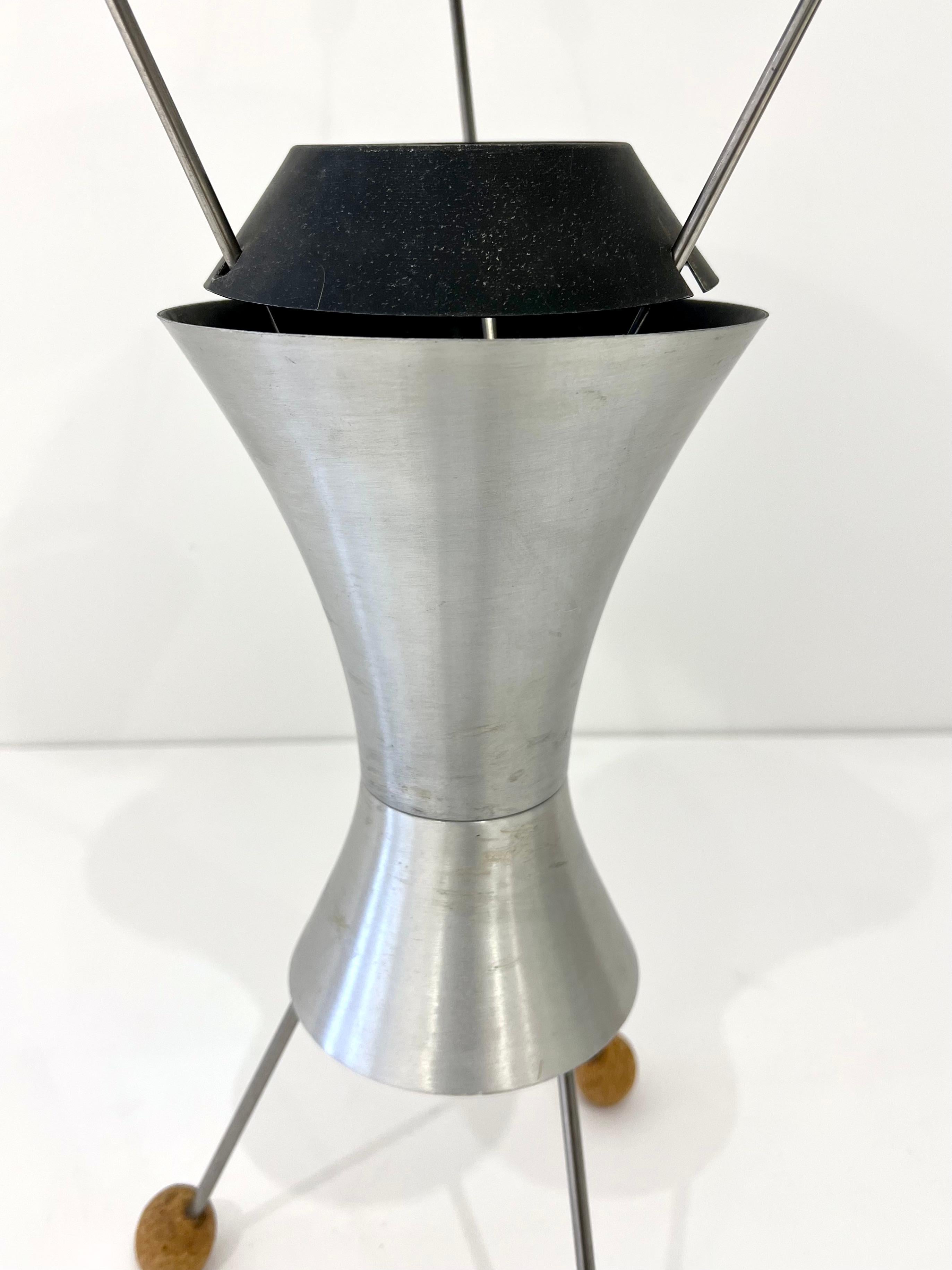 Aluminum James Harvey Crate T-3-C Lamp For Sale
