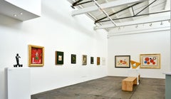 Gold Artifact with Blue Asterisks