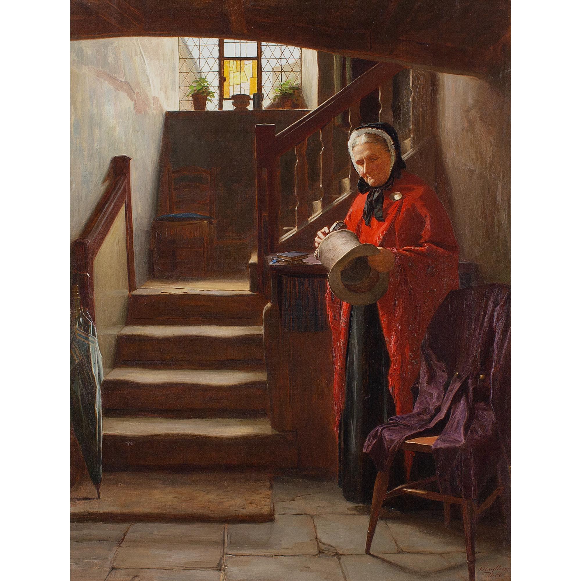 James Hayllar RBA, Sunday Go-To-Meeting Togs, Oil Painting  For Sale 1